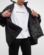 Image 4 of 6: Balenciaga Men's Mirror Balenciaga Zip Up Jacket
