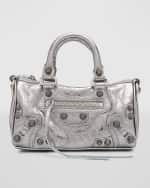 Image 1 of 6: Balenciaga Le Cagole Mini Duffle Bag Metallized