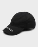 Image 1 of 2: Balenciaga Men's Logo Baseball Cap