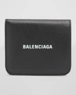Image 1 of 4: Balenciaga Cash Flap Coin And Card Holder