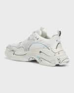 Image 3 of 6: Balenciaga Men's Triple S Sketch Sneaker