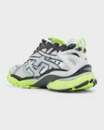Image 3 of 6: Balenciaga Men's Runner Multicolor Mesh Sneakers
