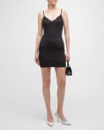 Image 1 of 6: Balenciaga Mini Dress with Lace Detail