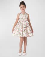 Image 1 of 3: Mama Luma Girl's Fuji Garden Sleeveless Dress, Size 3T-10