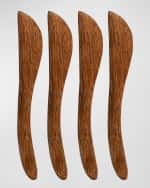 Image 1 of 3: Juliska Bilbao Wood Spreaders, Set of 4