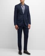 Image 2 of 6: Isaia Men's Birdseye Wool Suit