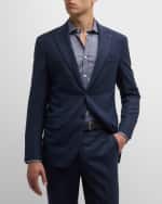 Image 3 of 6: Isaia Men's Birdseye Wool Suit