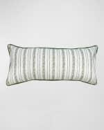 Image 2 of 3: Juliska Seville Green Pillow, 11" x 27"