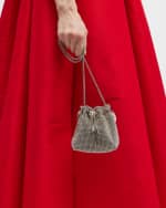 Image 2 of 6: Jimmy Choo Bon Bon Micro Crystal Bucket Bag