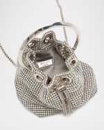 Image 5 of 6: Jimmy Choo Bon Bon Micro Crystal Bucket Bag