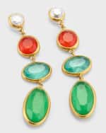 Image 4 of 5: Roxanne Assoulin The Bigger Bits Drop Earrings