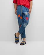 Image 2 of 6: Marni x No Vacancy Inn Men's High Summer Raffia Slides