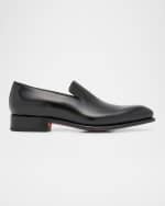 Image 1 of 5: Santoni Men's Paloma Venetian Loafers