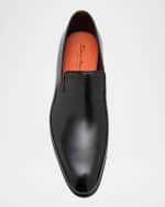 Image 5 of 5: Santoni Men's Paloma Venetian Loafers