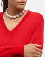 Image 5 of 5: Carolina Herrera Pearly Strand Necklace