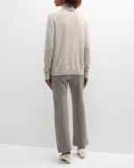 Image 3 of 6: Lafayette 148 New York Regenerated Punto Milano Gates Ankle Flare Pull-On Pant