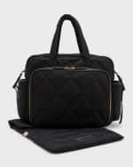 Image 1 of 6: Burberry Tote Diaper Bag W/ Changing Mat
