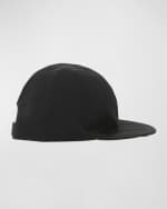 Image 2 of 5: Burberry Kid's Reversible Check-Print Cap, Size 12M-9