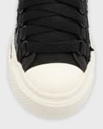 Image 3 of 5: Amiri Kid's Stars Court High-Top Sneakers