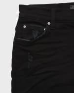 Image 3 of 3: Amiri Kid's Stack Distressed Jeans, Size 4-12