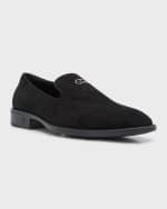 Image 4 of 5: Giuseppe Zanotti Men's Sorrento 15 Suede Loafers