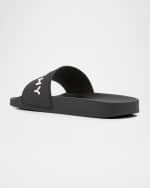 Image 3 of 6: Givenchy Men's Logo Slide Sandals