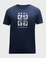 Image 1 of 6: Givenchy Men's 4G Stars Stamped Logo T-Shirt