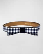 Image 1 of 3: kate spade new york gingham print bow belt
