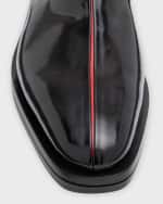 Image 3 of 5: Ferragamo Men's Faruk Leather Loafers