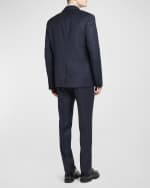 Image 5 of 6: Etro Men's Micro-Jacquard Two-Piece Suit