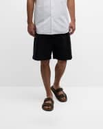 Image 2 of 6: Fendi Men's FF Jacquard Slide Sandals