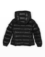 Image 2 of 3: Moncler Kid's Bady Quilted Logo Jacket, Size 4-6
