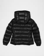Image 2 of 6: Moncler Kid's Bady Quilted Logo Jacket, Size 8-14