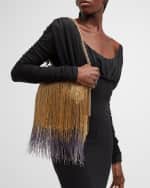 Image 3 of 6: Jimmy Choo Callie Allover Fringe Chain Shoulder Bag