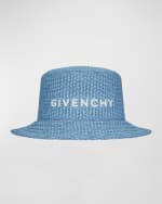 Image 1 of 4: Givenchy Woven Raffia Bucket Hat