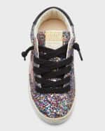 Image 5 of 7: Golden Goose Girl's Superstar Multi Glitter Low-Top Sneakers, Toddlers/Kids