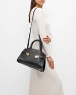 Image 2 of 6: Ferragamo Hug Small Leather Top-Handle Bag