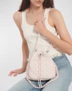 Image 2 of 6: MZ WALLACE Crosby Quilted Nylon Bucket Bag