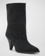 Image 4 of 5: Isabel Marant Rouxa Suede Ankle Booties