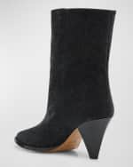 Image 2 of 5: Isabel Marant Rouxa Suede Ankle Booties