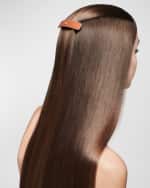 Image 2 of 3: Balmain Hair Riviera Large Cognac Barrette