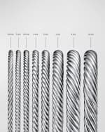 Image 4 of 4: David Yurman Cable Bracelet with Diamonds and 18K Gold in Silver, 5mm