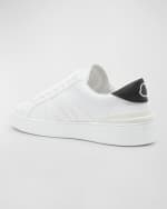 Image 3 of 6: Moncler Monaco M Leather Low-Top Sneakers