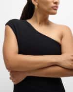 Image 5 of 5: Bottega Veneta Pleated Hoop Earrings