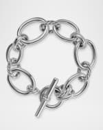 Image 2 of 3: David Yurman DY Mercer Bracelet with Diamonds in Silver, 25mm