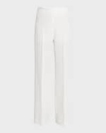 Image 2 of 7: Chloe Rustic Wool Gauze Pants