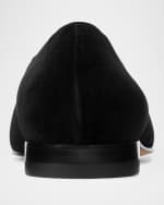 Image 3 of 4: Ralph Lauren Purple Label Men's Alonzo Velvet Loafers