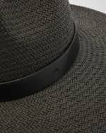 Image 4 of 4: Michael Kors Karlie Straw Fedora