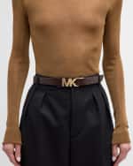 Image 2 of 2: Michael Kors Reversible Logo Leather Belt