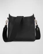 Image 1 of 5: Gigi New York Elle Pebble Leather Crossbody Bag